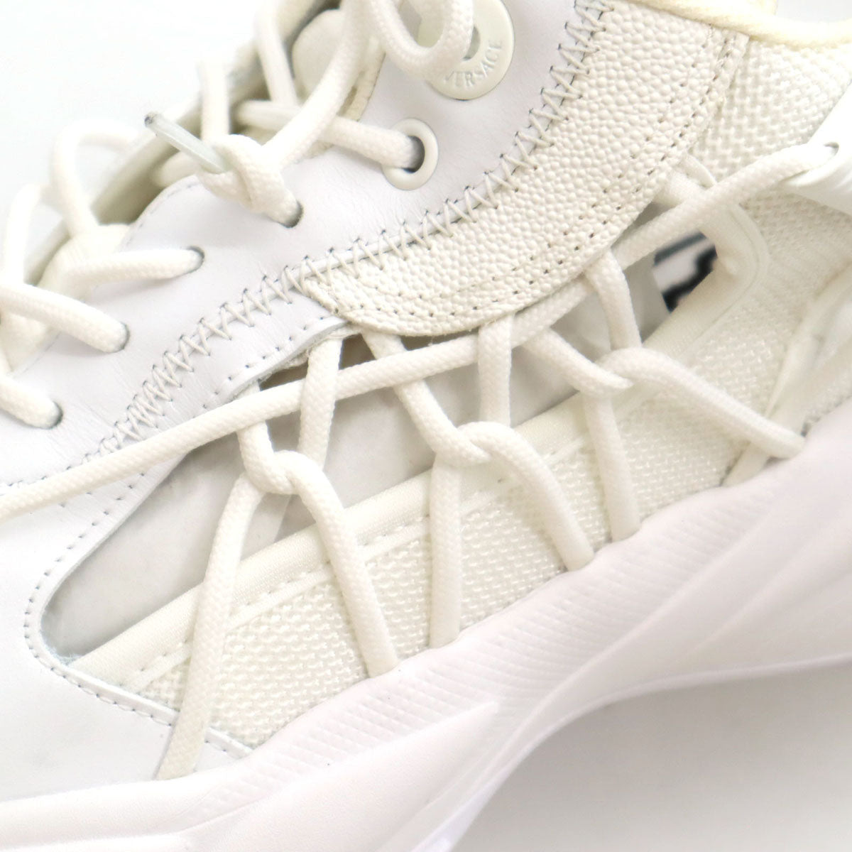 VERSACE Italian Mercury M VS 01 Sneakers White Size 28