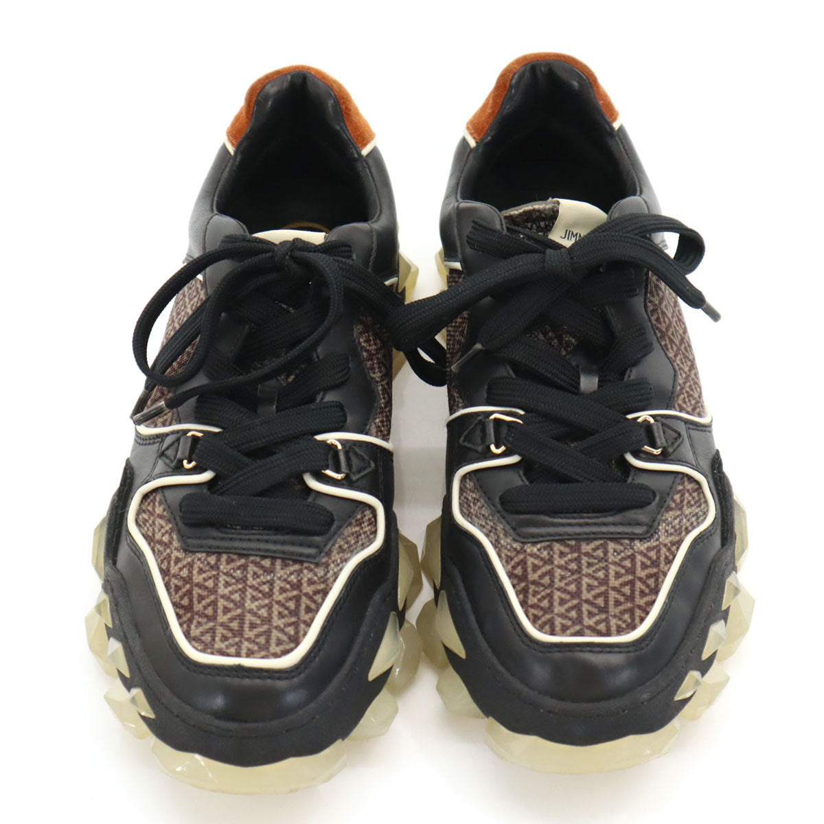 JIMMY CHOO DIAMOND X TRAINER Sneakers Black Size EU 40