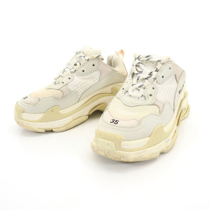 BALENCIAGA Triple S Sneakers White Size 23