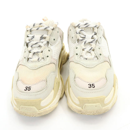 BALENCIAGA Triple S Sneakers White Size 23