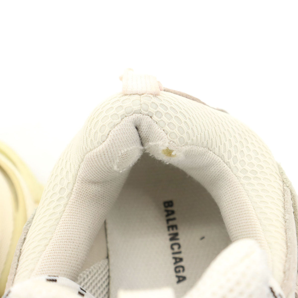 BALENCIAGA Triple S Sneakers White Size 23