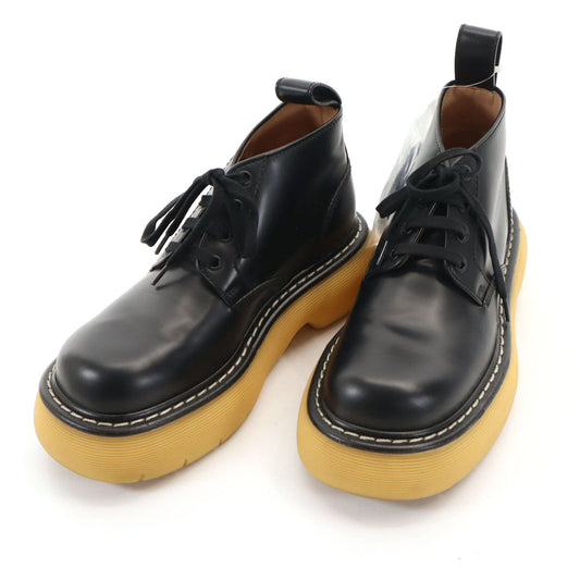 BOTTEGAVENETA Leather Sneakers Black Size 37