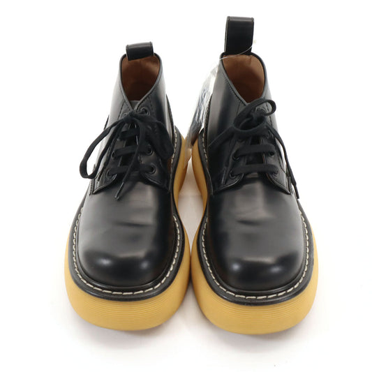 BOTTEGAVENETA Leather Sneakers Black Size 37