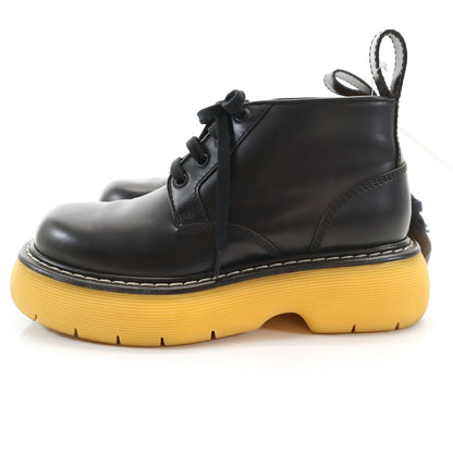 BOTTEGAVENETA Leather Sneakers Black Size 37