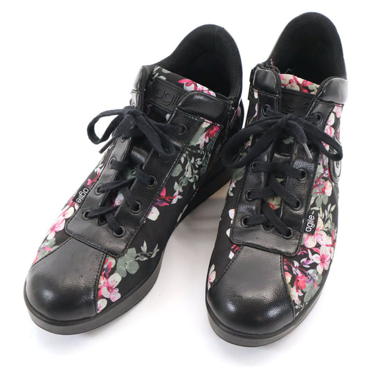 RUCOLINE Floral Black Sneakers Size 38