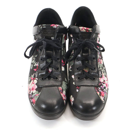 RUCOLINE Floral Black Sneakers Size 38