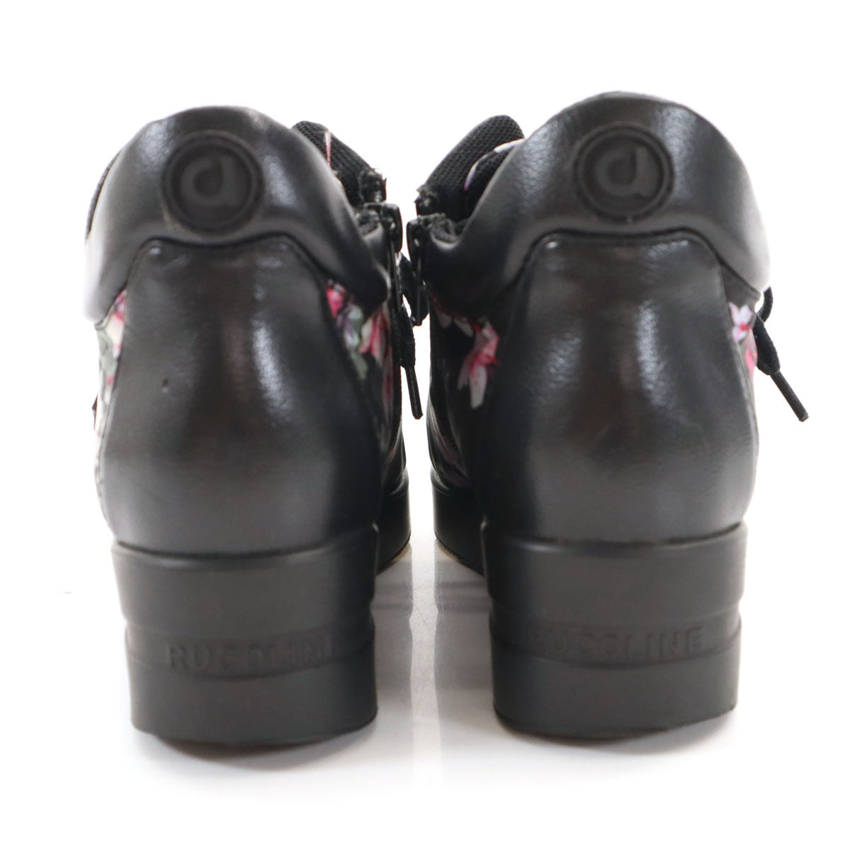 RUCOLINE Floral Black Sneakers Size 38