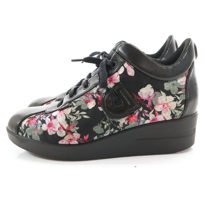 RUCOLINE Floral Black Sneakers Size 38