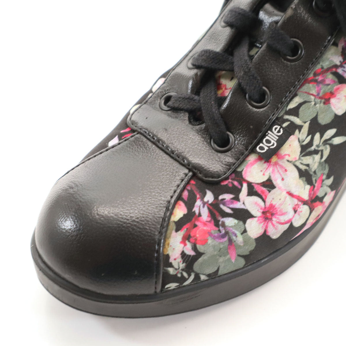 RUCOLINE Floral Black Sneakers Size 38
