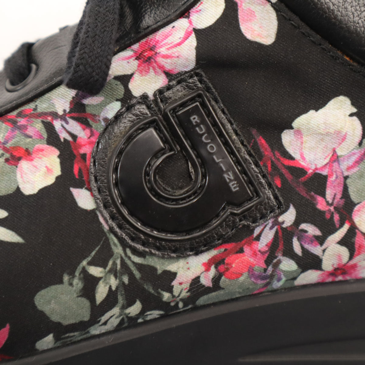 RUCOLINE Floral Black Sneakers Size 38