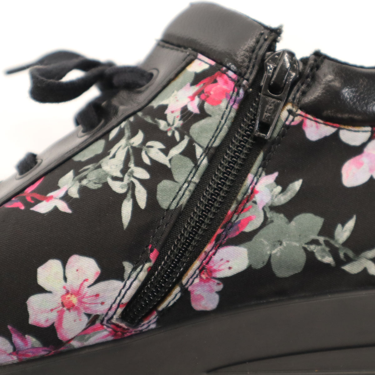 RUCOLINE Floral Black Sneakers Size 38