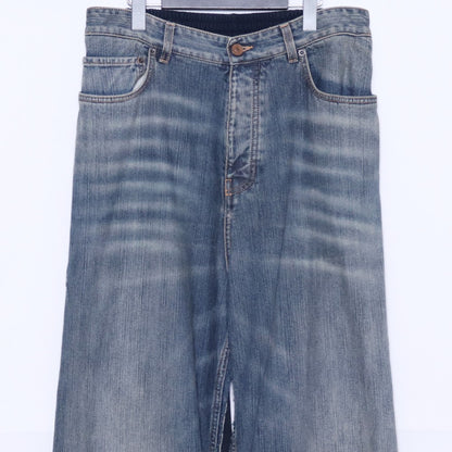 Balenciaga 23SS Hybrid Baggy Sweat Docking Jeans Pants Size S