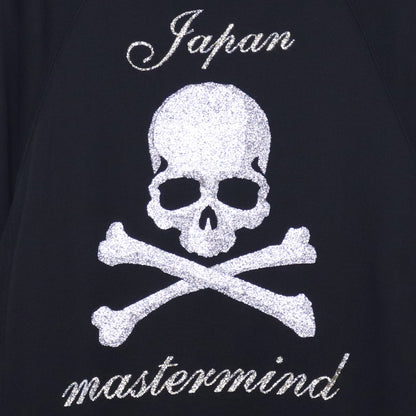 MASTERMIND Glass Beads Zip-Up Hoodie Black Size L