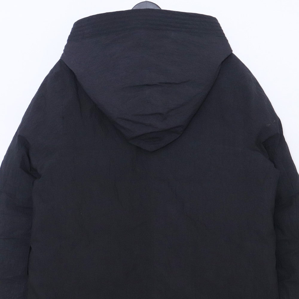 DEVOA 23AW Shrink Cotton Nylon Down Jacket Black Size 2
