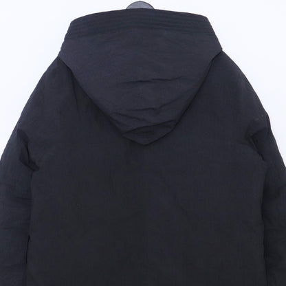 DEVOA 23AW Shrink Cotton Nylon Down Jacket Black Size 2