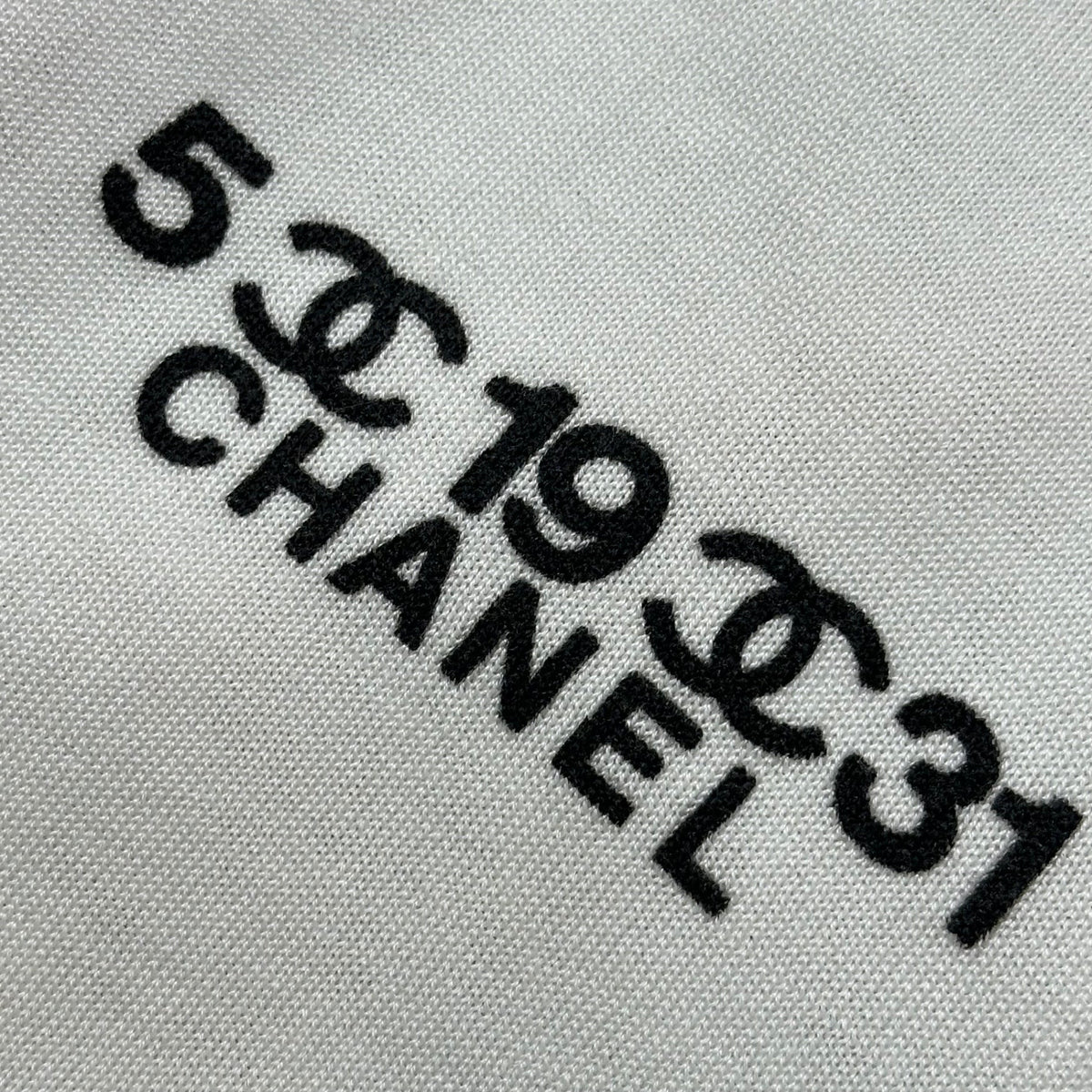 CHANEL Vintage S/S Chanel-Logo Knit Sweater Size 34