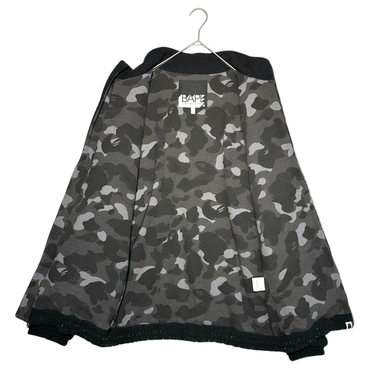 BAPE BY A BATHING APE Camo Lining Jacket Black/Grey Size L