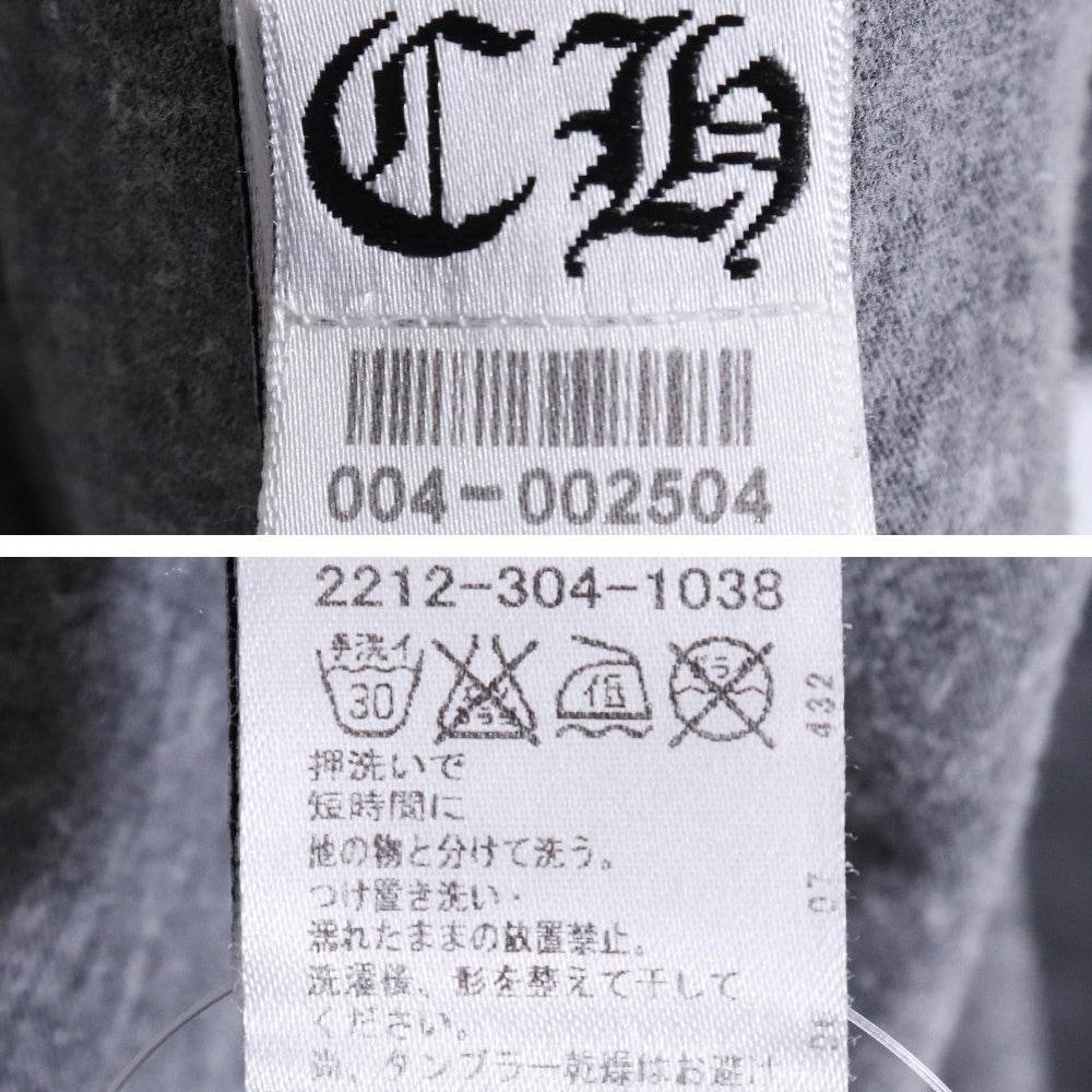 CHROME HEARTS OLD Star Print Henry Neck T-Shirt Gray Size M