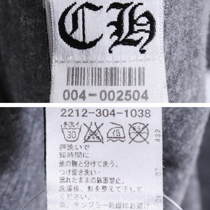 CHROME HEARTS OLD Star Print Henry Neck T-Shirt Gray Size M