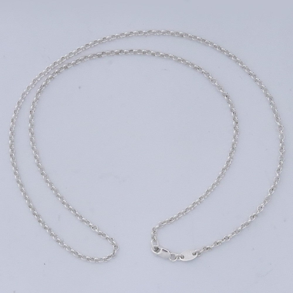 CHROME HEARTS Roll Chain Necklace Silver