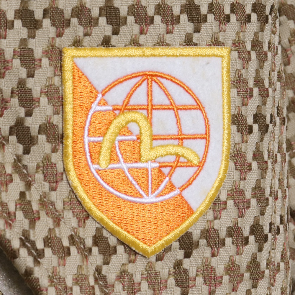 Evisu Patch Check Down Jacket Beige Size 38