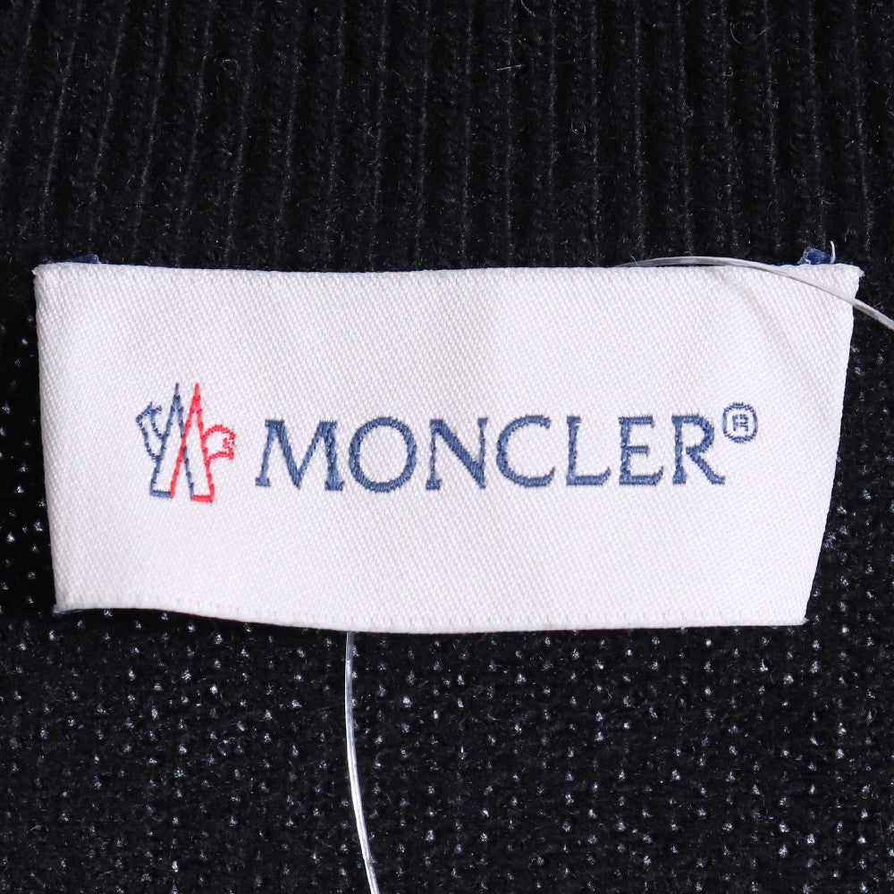 MONCLER 24SS Cashmere Blend Knit Down Jacket Black Size L
