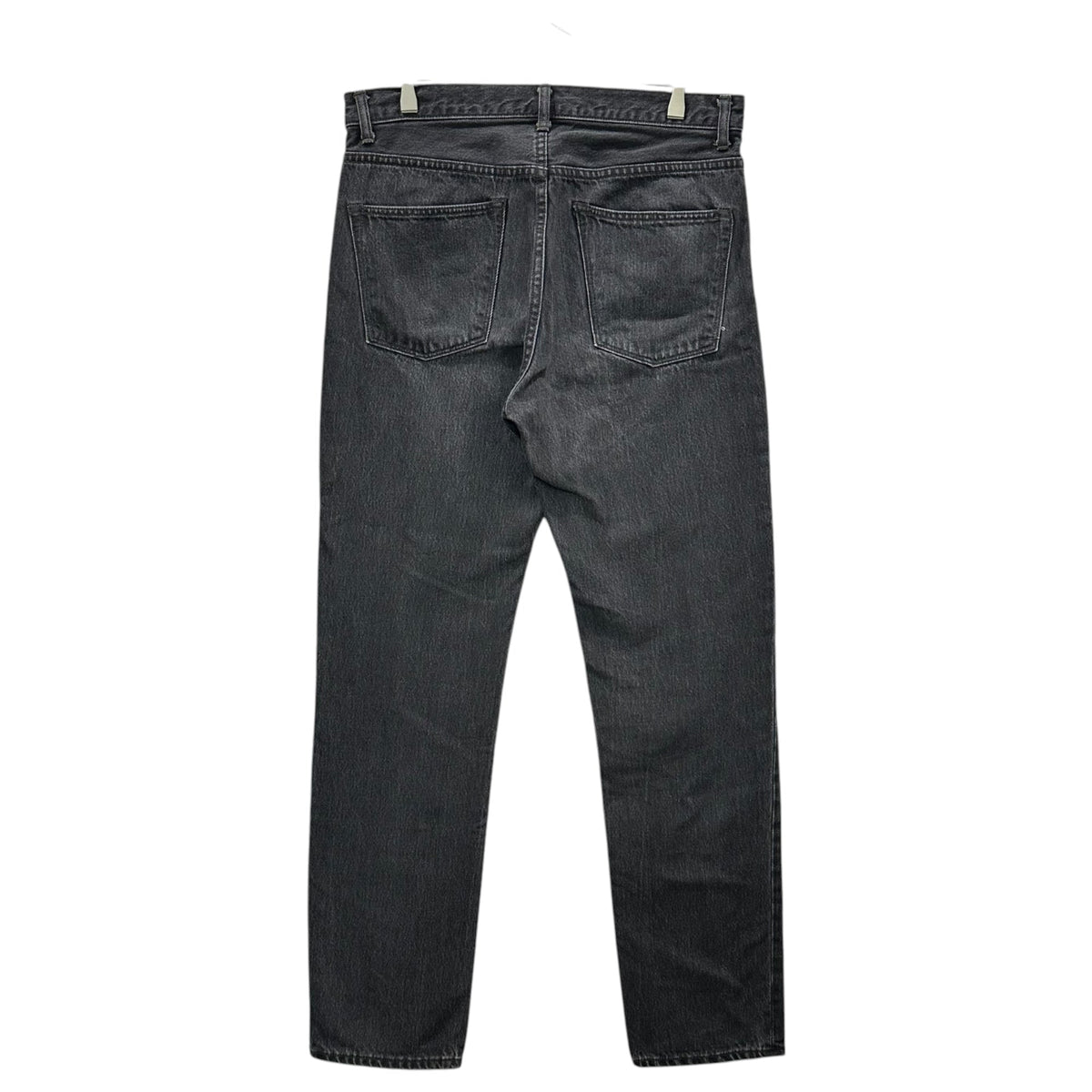 COMOLI 25SS Fade Black Denim 5-Pocket Pants Size 3