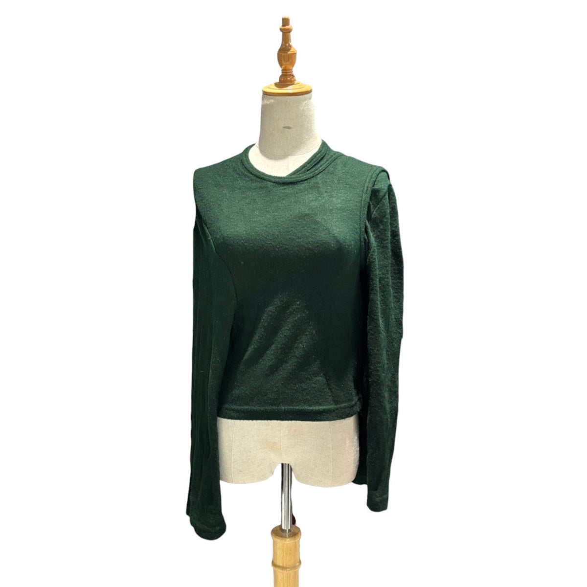 COMME des GARCONS 96AW Layered Cut-And-Sew Green Size FREE