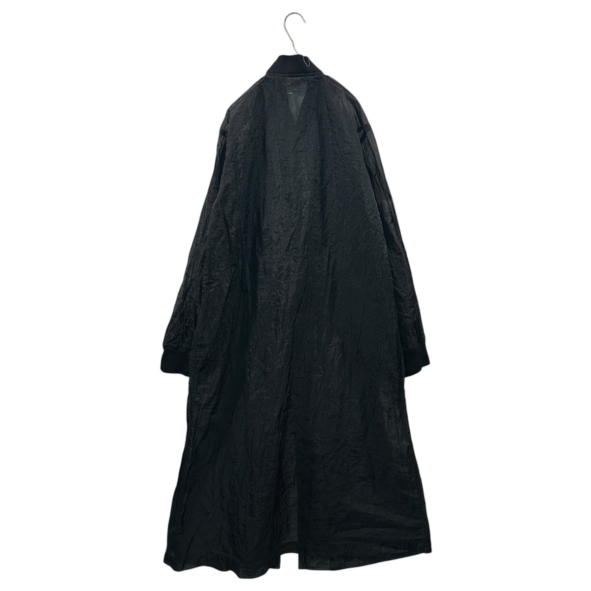 BLACK COMME des GARCONS 20AW See-Through Long Coat Size M