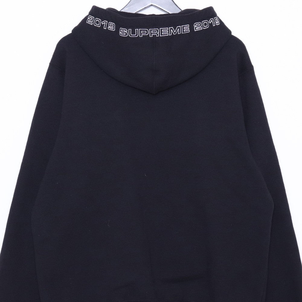 SUPREME 19SS Topline Zip Up Hoodie Black Size M