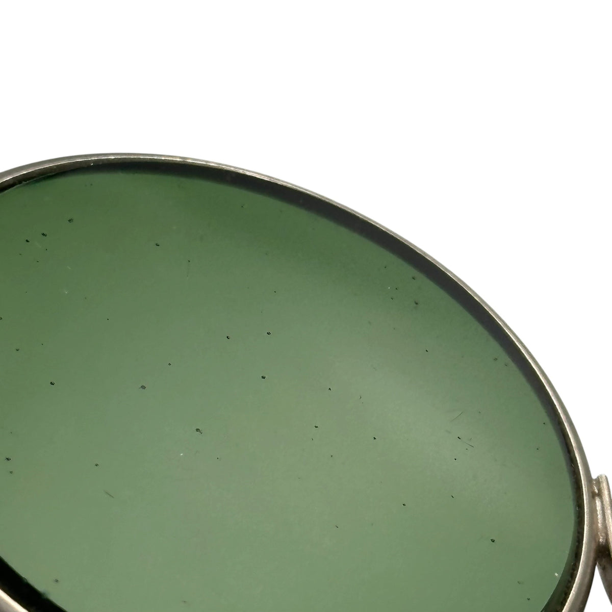 antique 1920s X-Bridge Metal Frame Sunglasses Silver