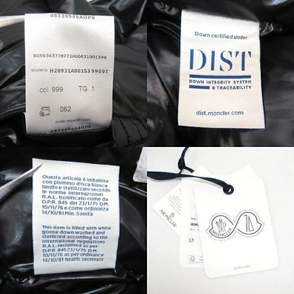 MONCLER Maya 70th Anniv Down Jacket Black Size 1