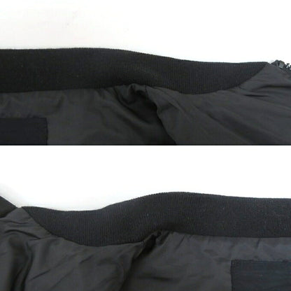 LAD MUSICIAN 18AW Double Army Cloth Bomber Black Size 46