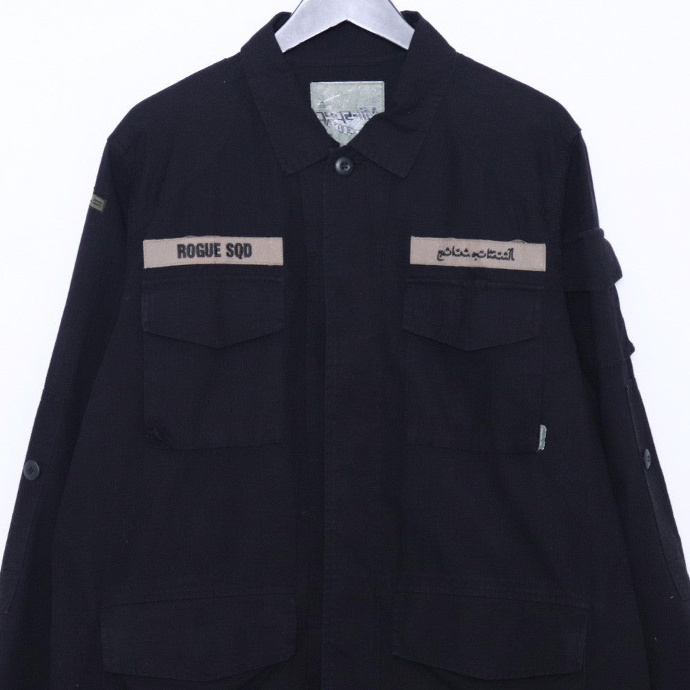 WTAPS Initial MILSPEC Cross Bone Jacket Black Size XL