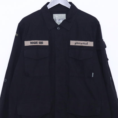 WTAPS Initial MILSPEC Cross Bone Jacket Black Size XL