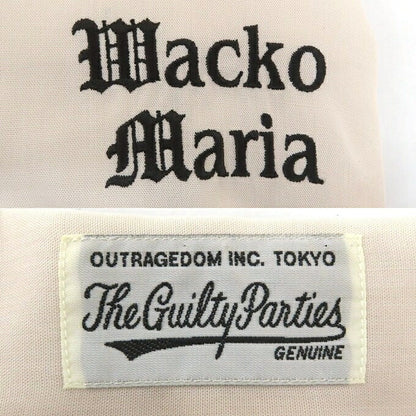 WACKO MARIA 23SS 50'S Long Sleeve Open Collar Shirt Ivory Size XXL
