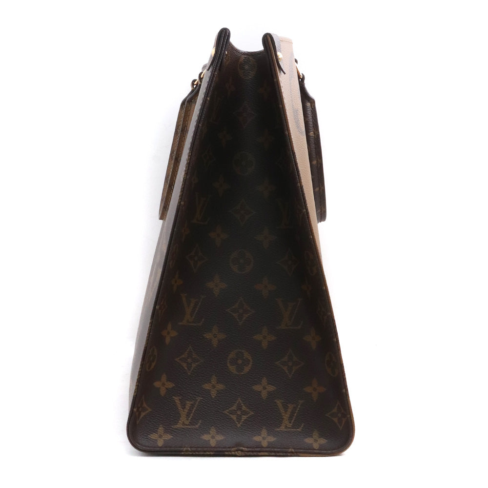 LOUIS VUITTON OnTheGo GM Monogram Tote Bag Brown Size F
