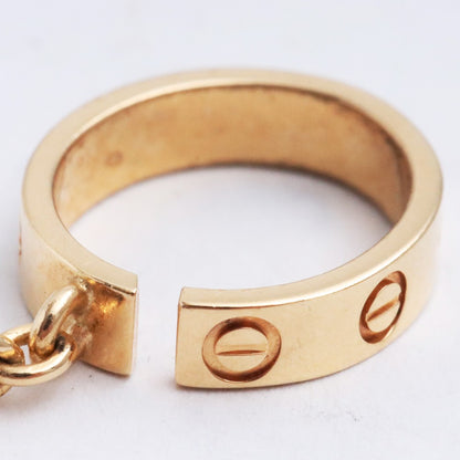 CARTIER Baby Love K18YG Necklace Yellow Gold Size F