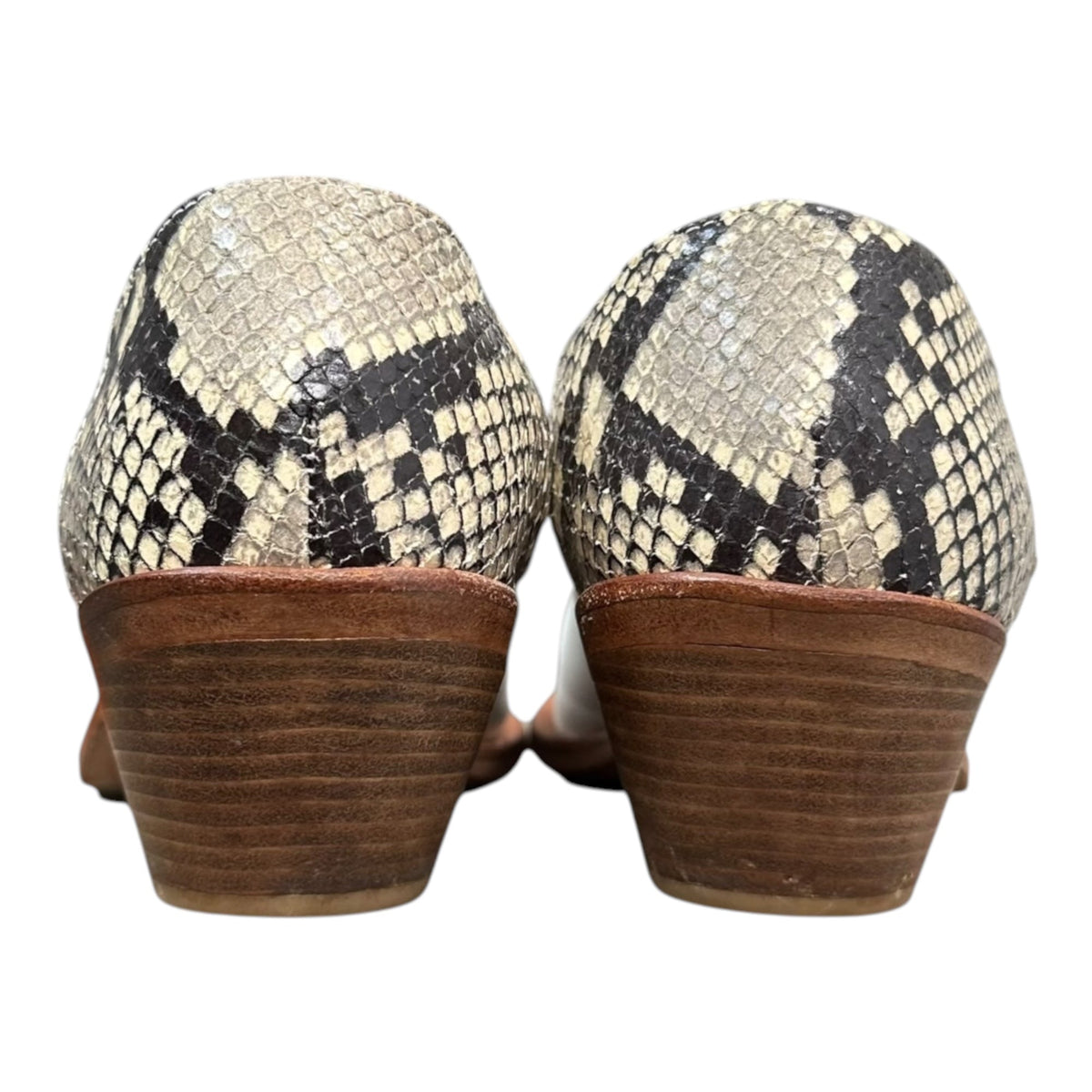 JUNYA WATANABE Back-Python Paneled Shoes White Sneakers Size S