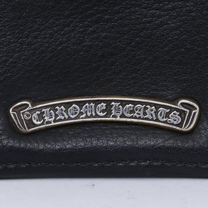 CHROME HEARTS ZPR CHNG PURSE #2 Dagger Purse Black Size F