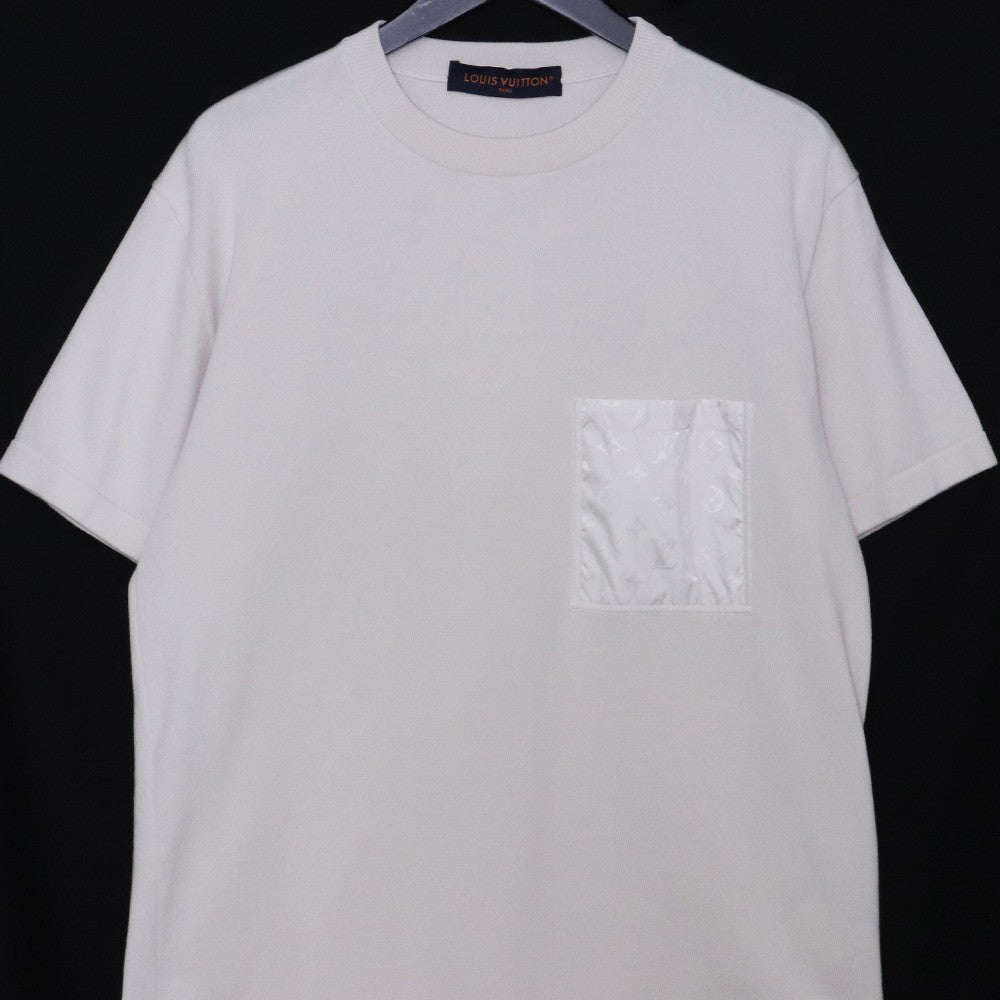 LOUIS VUITTON 25SS Monogram Nylon T-Shirt Ivory Size S