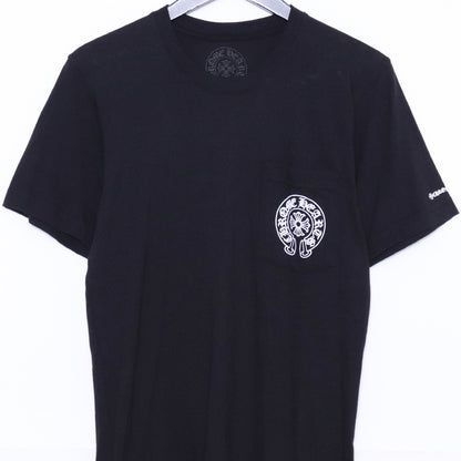 CHROME HEARTS Horseshoe Logo Pocket T-Shirt Black Size S