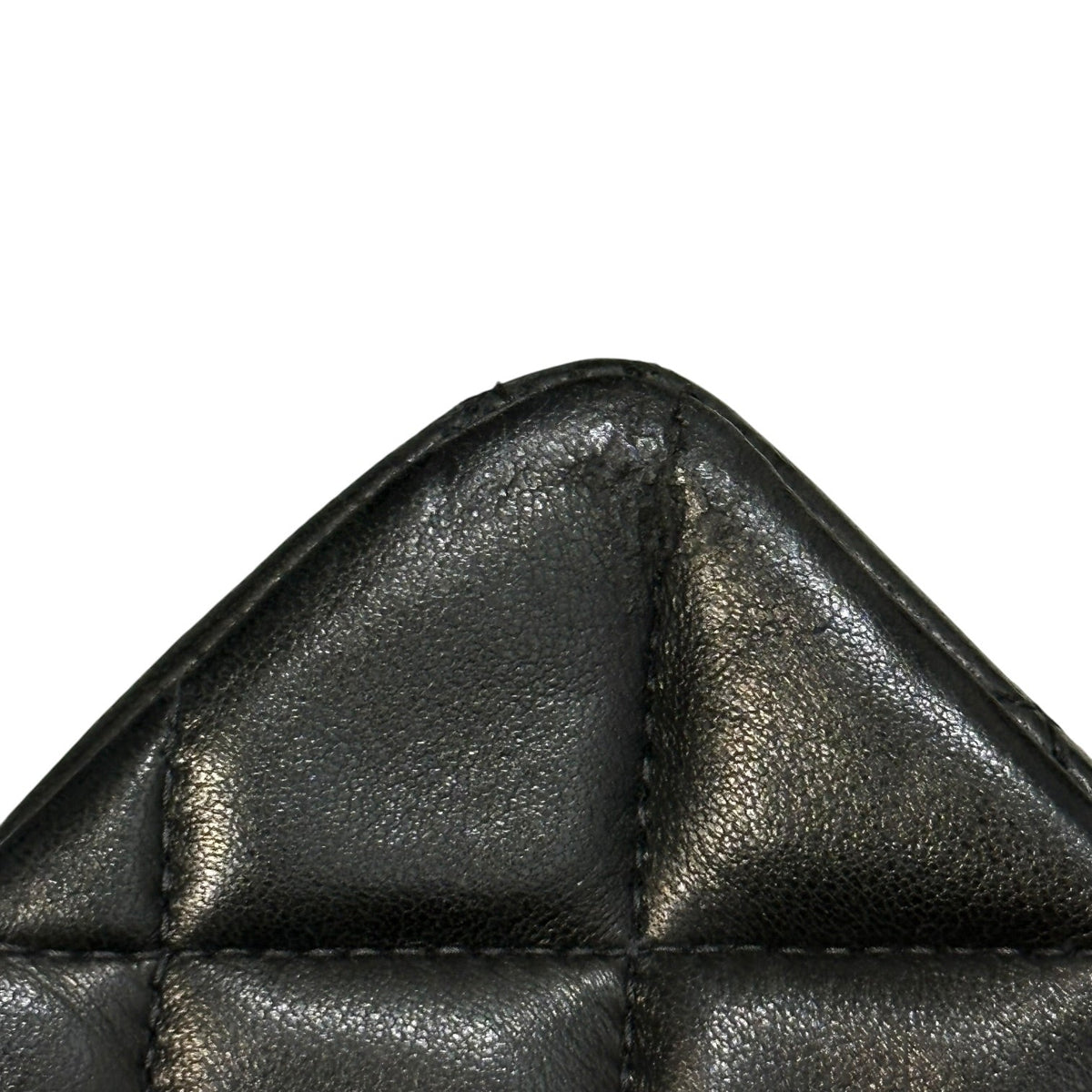 CHANEL 90s Vintage Matelasse Flap Handbag