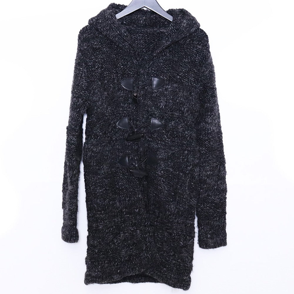 ISAMUKATAYAMA BACKLASH Low Gauge Duffle Sweater Gray Size S