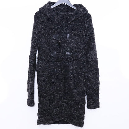 ISAMUKATAYAMA BACKLASH Low Gauge Duffle Sweater Gray Size S