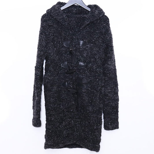 ISAMUKATAYAMA BACKLASH Low Gauge Duffle Sweater Gray Size S