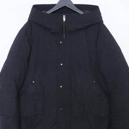 DEVOA 23AW Shrink Cotton Nylon Down Jacket Black Size 2