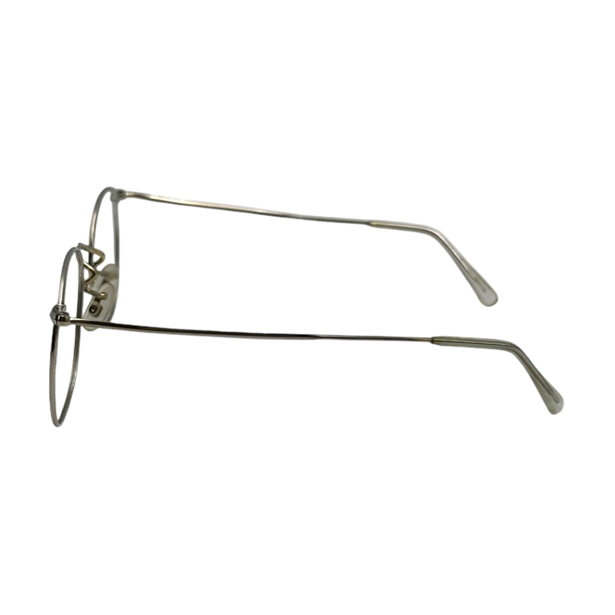 SAVILE ROW 1970s 14KT Metal Frame Vintage Glasses Silver