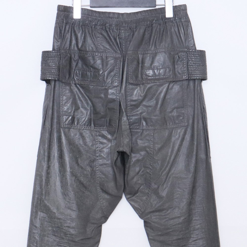 RICK OWENS DRKSHDW 15SS Coated Creatch Pants Gray Size XS