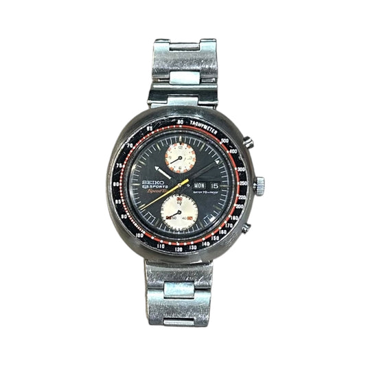 SEIKO 5 Sports Speed-Timer Automatic Watch Silver